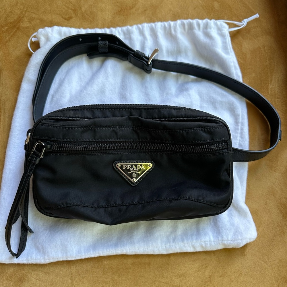 Prada Tessuto Nylon/Leather Fanny Pack